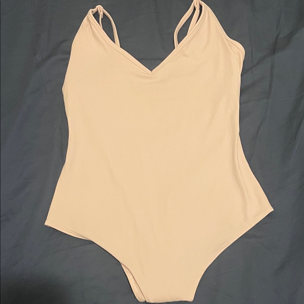Baby Pink Spaghetti Strap Bodysuit